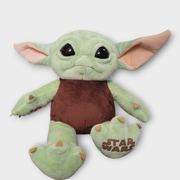 Build A Bear Workshop The Child Baby Yoda Grogu 14" Cute Stuffed Plush Toy - Picture 2 of 8